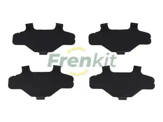 Комплект протискрипних пластин (передніх) Dacia Logan/Sandero 1.0-1.6 04-/Renault Clio 1.2-1.9 98- FRENKIT 940379 (фото 1)
