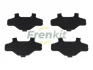 Комплект протискрипних пластин (передніх) Dacia Logan/Sandero 1.0-1.6 04-/Renault Clio 1.2-1.9 98- FRENKIT 940379 (фото 1)
