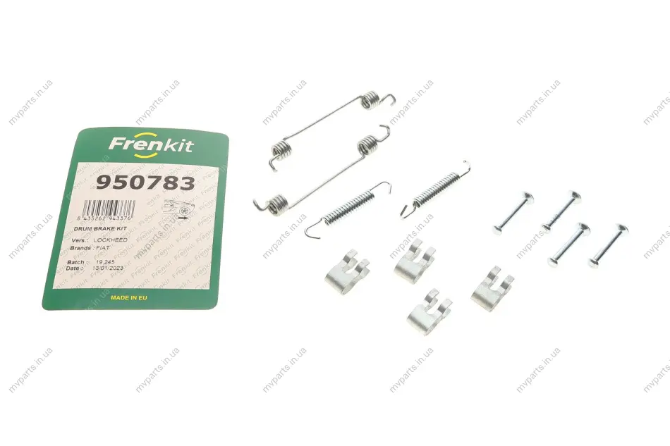 Комплект пружинок колодок ручника Fiat Panda/Punto 99-13 FRENKIT 950783 (фото 1)