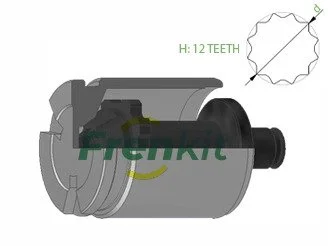 Поршень супорта (заднього) MB S-class (W222) 13- (45x52mm) (TRW) (з механізмом) FRENKIT K455201