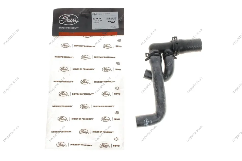 Патрубок радіатора VW Golf III/Caddy II 1.7D/2.0 89-04 GATES Gates 02-1628 (фото 1)