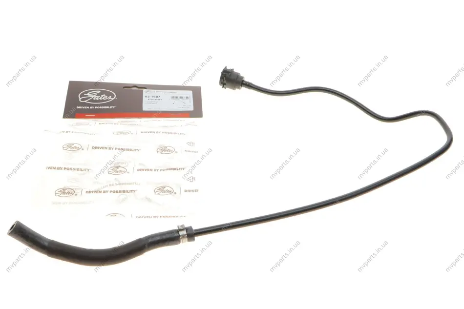 Патрубок бачка розширювального BMW 3 (E90/E93/E92/E91) 04-13 (N52/N53) GATES Gates 02-1687 (фото 1)