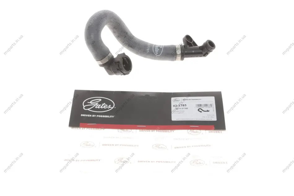 Патрубок радіатора BMW 3 (E90)/X1 (E84) 05-15 N43/N46/N52/N53 GATES Gates 02-1785 (фото 1)