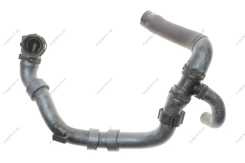 Патрубок радіатора (передній) VW Caddy IV/Golf VI 1.6TDI/2.0TDI 08- (к-кт в зборі) GATES Gates 05-2697 (фото 1)