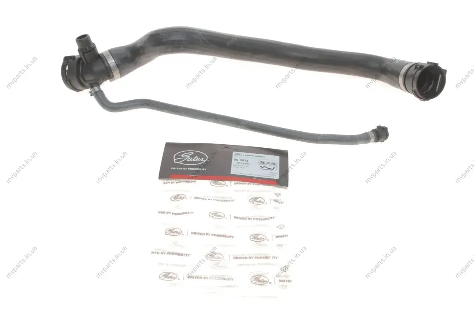 Патрубок радіатора BMW X (F25) 10-17 (N47) GATES Gates 05-3615 (фото 1)
