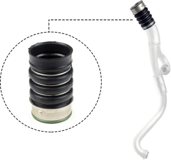 Патрубок інтеркулера BMW 3 (E90-E93) 3.0 06-13 N54 GATES Gates 09-0738