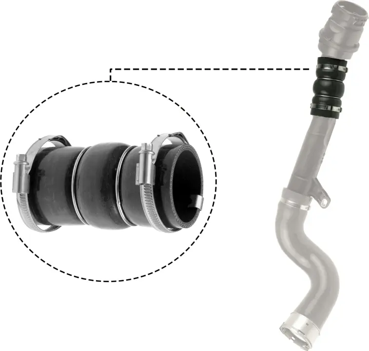 Патрубок інтеркулера Dacia Duster/Renault Clio IV 1.5dCi 13- GATES Gates 09-1299 (фото 1)
