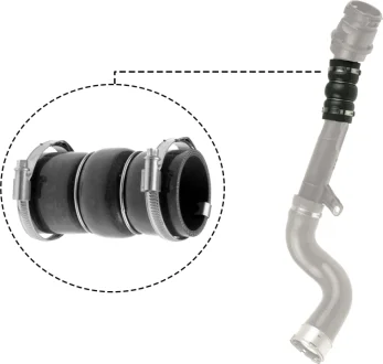 Патрубок інтеркулера Dacia Duster/Renault Clio IV 1.5dCi 13- GATES Gates 09-1299