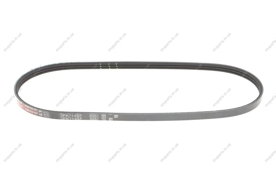 Ремінь генератора Ford Focus IV/Galaxy III/Mondeo V/Transit 2.0D/2.0DH 15- GATES Gates 3PK714SF (фото 1)
