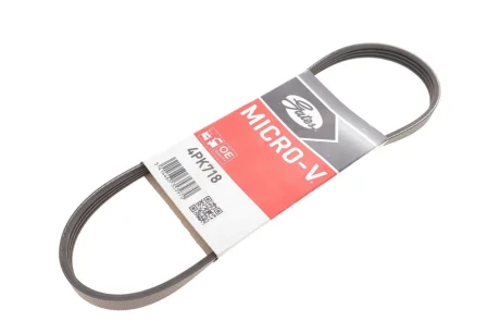 Ремінь генератора Renault Logan/Sandero 1.4-1.6 07- GATES Gates 4PK718