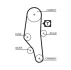 Ремінь зубч. ГРМ BMW 3(E30,e36) 5(E34) 1.6, 1.8 (вир-во) Gates 5302XS