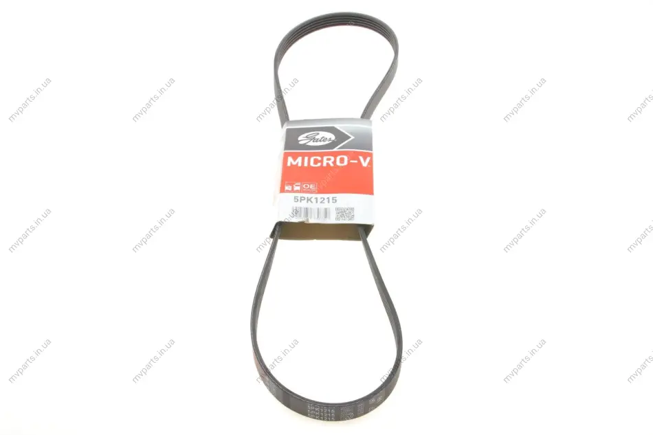 Ремінь генератора Alfa Romeo Giulietta/Chevrolet Malibu/Jeep Renegade 1.4/2.4 99- GATES Gates 5PK1215 (фото 1)