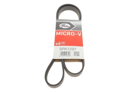Ремінь генератора VW Passat B5/Audi A4/A6 1.6/1.8 95- GATES Gates 5PK1297