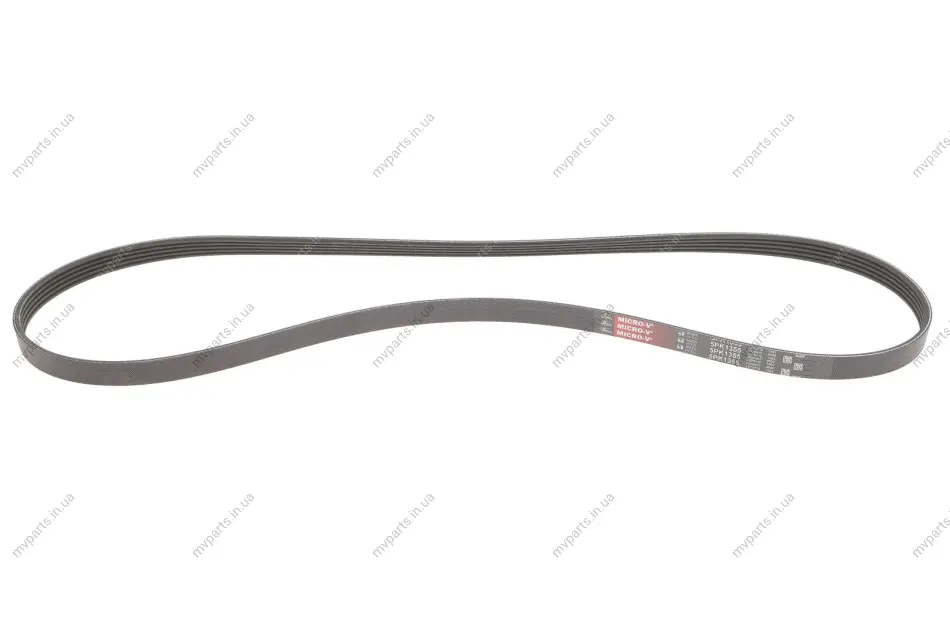 Ремінь генератора Opel Astra/Corsa 1.0/1.2/1.4 00- GATES Gates 5PK1355 (фото 1)