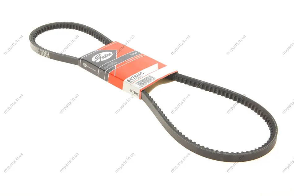 Ремінь генератора Toyota Hilux/Land Cruiser 2.4D 88-02/Ford Sierra 2.8 87-88 (13x1200) GATES Gates 6478MC (фото 1)