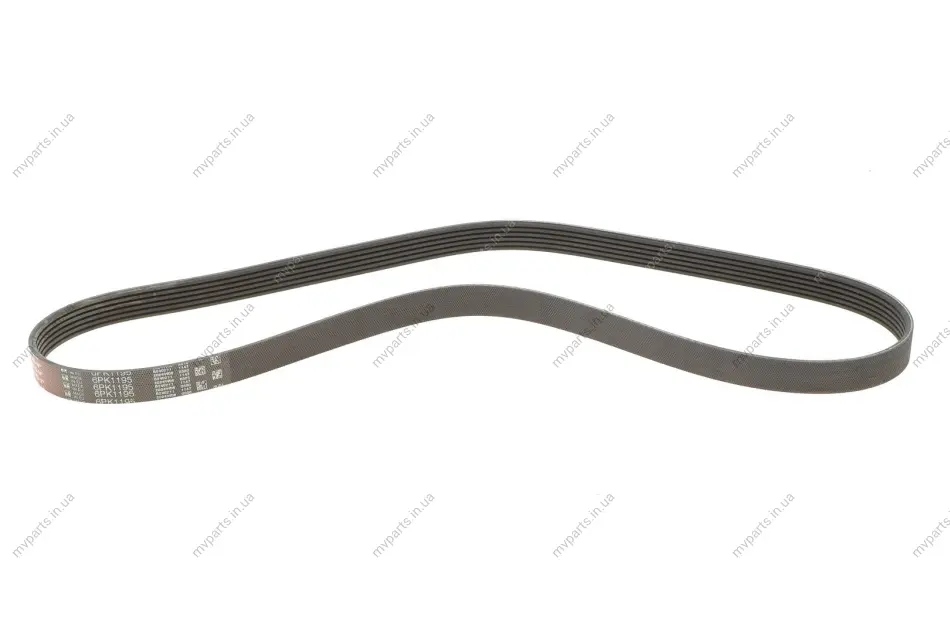 Ремінь генератора Renault Trafic 2.0 GATES Gates 6PK1195 (фото 1)