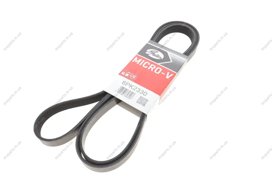 Ремінь генератора MB W124/S124 M104 -98 GATES Gates 6PK2330 (фото 1)