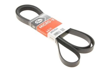 Ремінь генератора Mitsubishi Lancer 1.8 08-/Outlander 2.0-2.4 06- GATES Gates 6PK2563