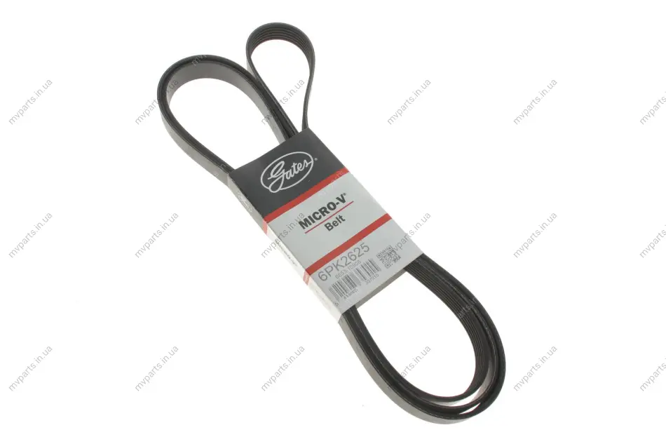 Ремінь генератора Mitsubishi Lancer 08-/Outlander 1.8-2.4 06-12 GATES Gates 6PK2625 (фото 1)