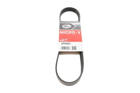 Ремінь генератора Citroen Berlingo/Peugeot Partner 1.6HDI/ Ford Fiesta/Focus 1.4-1.6 TDCi 01- GATES Gates 6PK803