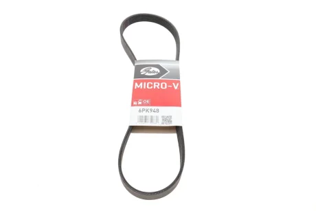 Ремінь генератора Fiat Ducato 2.5/2.8 JTD 97-02 GATES Gates 6PK948