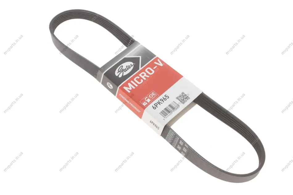 Ремінь генератора Ford Transit/Citroen Berlingo/Peugeot 308 1.6D 13- GATES Gates 6PK965 (фото 1)
