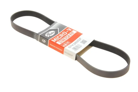 Ремінь генератора VW Polo/Up 11-/Skoda Fabia 14-/Seat Ibiza 1.0/1.6 15- (6PK989) GATES Gates 6PK989SF