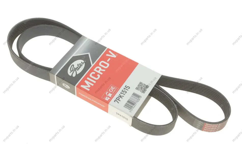 Ремінь генератора Toyota Hilux/Fourtuner 2.5D/3.0D 04- GATES Gates 7PK1515 (фото 1)