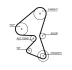 Комплект ГРМ Citroen C3/ Peugeot 207/208 1.4 HDi 09- (25.4x139z) GATES Gates K015657XS (фото 2)