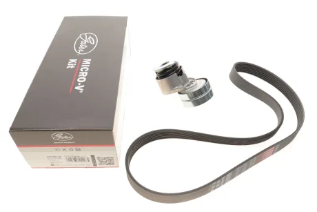 Комплект ременя генератора Renault Megane/Scenic 1.9 dCi/2.0 16V 03- (7PK1125) GATES Gates K017PK1125
