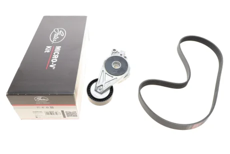 Комплект ременя генератора Audi A3/Seat Leon/Skoda Octavia/VW Caddy/Passat B6 1.6-2.0 03- GATES Gates K046PK1043