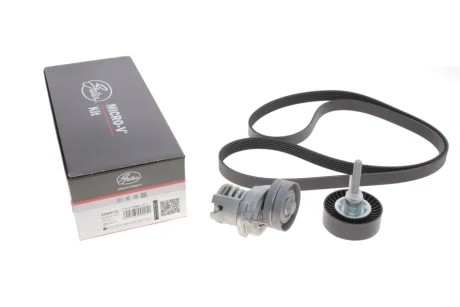 Комплект ременя генератора VW Golf/Passat/Polo/Touran 1.4/1.6TSI/FSI 03-14 (6PK1735) GATES Gates K076PK1735