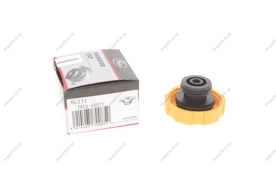 Кришка бачка розширювального Opel Astra/Vectra/Zafira 04-15 (1.2bar) GATES Gates RC231 (фото 1)