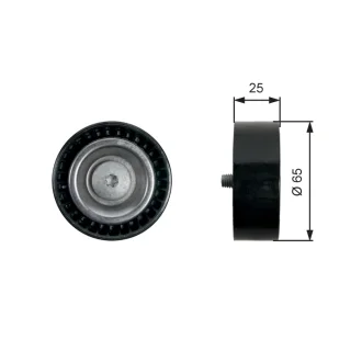 Ролики натягувачі приводу допоміжних агрегатів (Вир-во) Gates T36432