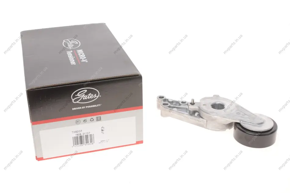 Натяжник ременя генератора Audi A4/A6 1.8-2.0 TSFI 00-08 (d=76mm) GATES Gates T38207 (фото 1)