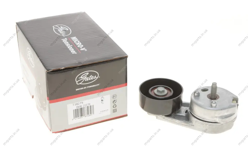 Натяжник ременя генератора Land Rover Discovery III/Range Rover III 4.2/4.4 04-13 (76x31) GATES Gates T38279 (фото 1)