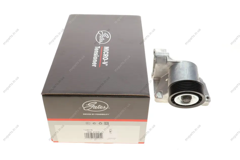 Натяжник ременя генератора Ford Focus 1.4/1.6 98-04 GATES Gates T38316 (фото 1)
