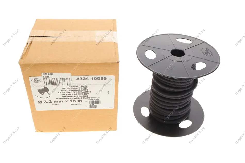 Шланг паливний (d=3.2mm) бухта 15м (4324-10050) GATES TFL3.2X15 Gates TFL3-2X15 (фото 1)