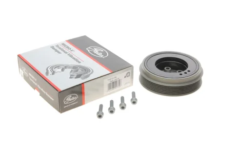 Шків колінвала VW T5 1.9 TDI 03-09 (143x30) 6PK (AXC/AXB) GATES Gates TVD1014A