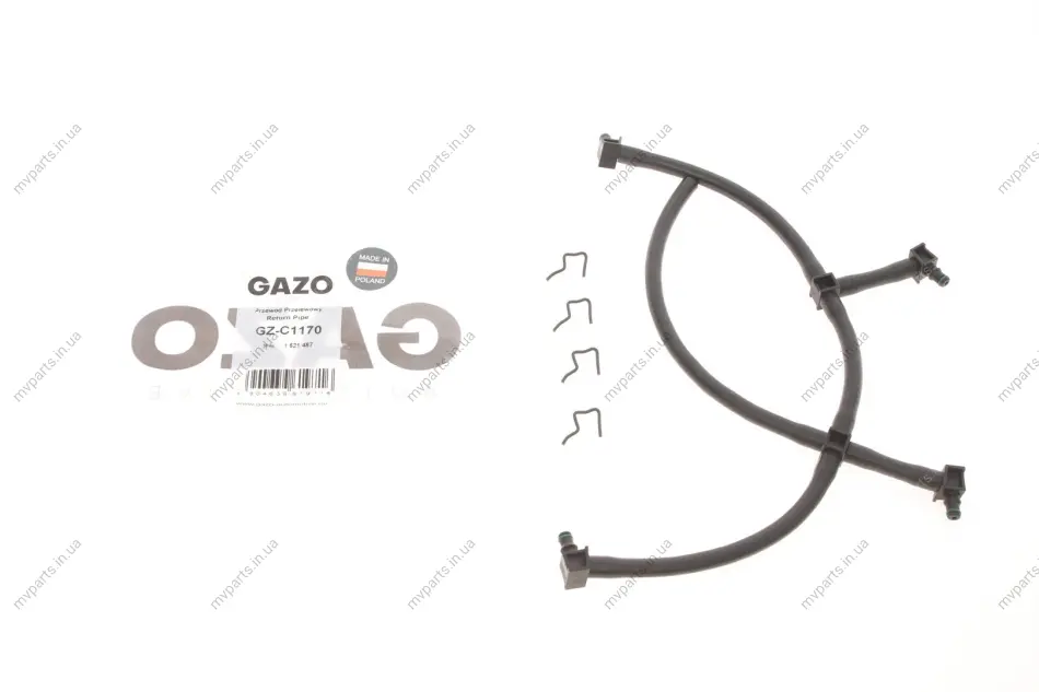 Шланг зливний Ford Focus/Tourneo Connect 1.8TDCi 05-15 GAZO GZ-C1170 (фото 1)
