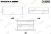 Вкладиші корінні FORD TRANSIT 2.0-2.4TD ABFA/D2FA/D3FA/F3FA/FIFA/D5BA/D6BA/PGFA/UFDA/H9FA (вир-во GL Glyco H1018-5-0-25MM (фото 1)