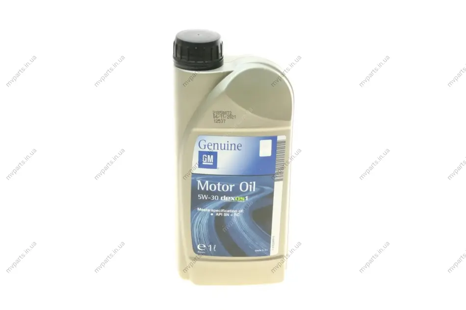 Олива 5W30 Dexos1 Gen3 (1L) GM 95599919 (фото 1)