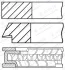 Кільця поршневі DAEWOO Lanos 1,5 8V 76,75 1,50 x 1,50 x 3,00 mm (вир-во Goetze) GOETZE 08-438605-00 (фото 1)