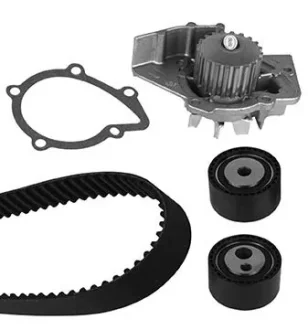 Комплект ГРМ + помпа Citroen/Peugeot 2.0HDI 99-06/Fiat Scudo/Ducato 2.0JTD 01-06 (141x25.4) (PA747) GRAF KP747-1