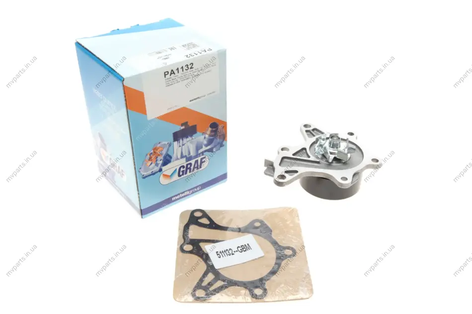 Помпа води Toyota Auris/Corolla/Yaris/Verso S/Urban Cruiser 1.4D-4D 08-17 (B/B) (7 лоп) GRAF PA1132 (фото 1)