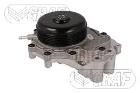 Помпа води MB C-class (W204)/E-class (W212)/S-class (W221)/Vito (W447) OM651 08- (з корпусом/перемикач) GRAF PA1219 (фото 1)