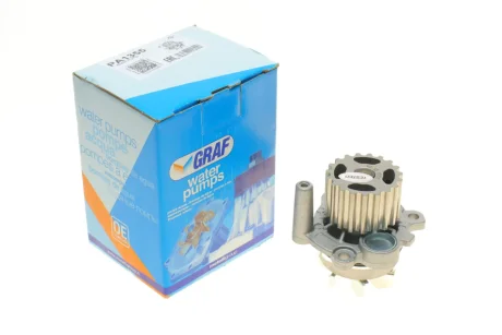 Помпа води Audi A3-A6/Seat/Skoda/VW Golf/Passat 1.9-2.0TDI (19z)(R/B)(7 лоп)(h шківа=34mm/d ім=64mm) GRAF PA1355