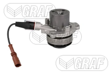 Помпа води Audi/Seat/Skoda/VW Crafter/Caddy/T6/Passat/Golf 1.6/2.0TDI 13- (B/B)(7 лоп)(Switchable/з датчиком) GRAF PA1360A