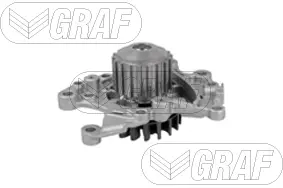 Помпа води Citroen/Peugeot 1.5BlueHDi/Ford 1.5Ecoblue/Opel 1.5D/HDi 18- (18z) (R/B) (9 лоп.) GRAF PA1396 (фото 1)