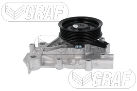 Помпа води Opel Insignia A/B 2.0CDTI/4x4 15-/Zafira C 2.0CDTi 11- (R/B)(6 лоп)(6 кан) (+датчик) GRAF PA1417-8